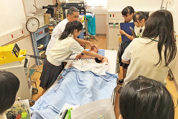 江戸川取手_医師体験では実際の医療現場も訪問します。