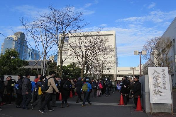 渋谷教育学園幕張の一次入試には首都圏優秀生が一堂に！