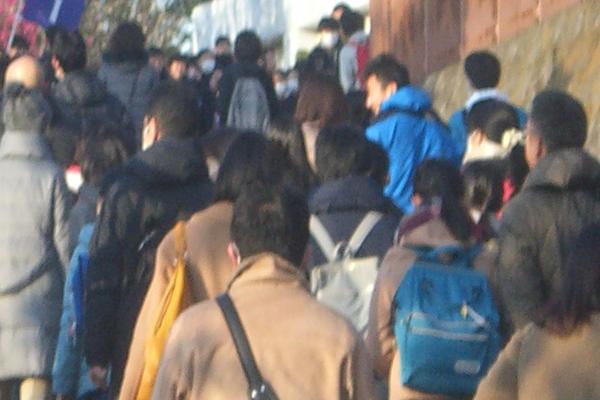 2/3(月)、横浜市立南高等学校附属中に789名の受検生が集...