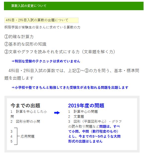 桐蔭学園が算数入試のサンプル問題を公開しました。｜受験情報ブログ ...