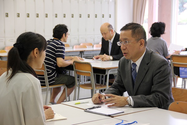 説明会の個別相談