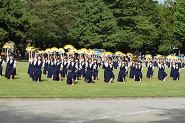 樹華祭（体育祭）で高３生が演じる_「荒城の月・幻想」