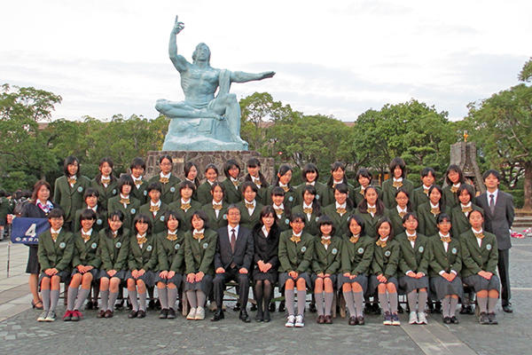 洗足学園中学高等学校_中3の修学旅行で実施された「長崎平和学習」