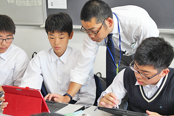 足立学園中学校_ICTの活用により、授業の効率も大幅に改善しました。