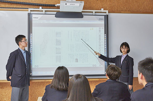 武南_ICT機器は、通常の授業でフルに活用されている