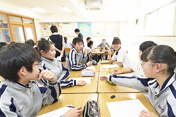 武蔵野東_生命科の授業