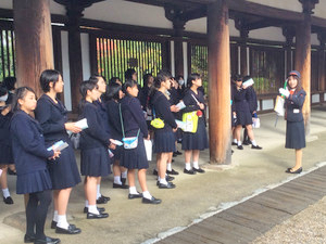 横浜富士見丘_高２の修学旅行「京都・奈良」に、今年から「広島」も追加