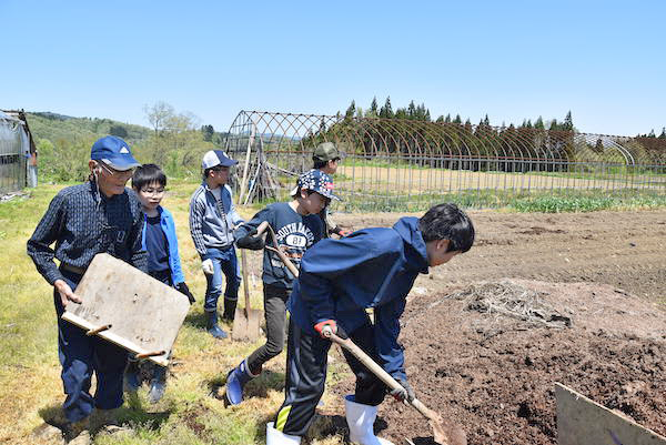 聖徳学園_東京で暮らす生徒たちにとって、農業体験は驚きに満ちています。