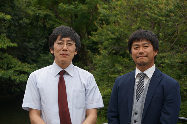 東京家政学院_川邊健司先生（右）と、児島豊先生