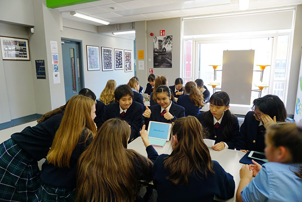 麹町学園_「アイルランド修学旅行」(中3)にて
