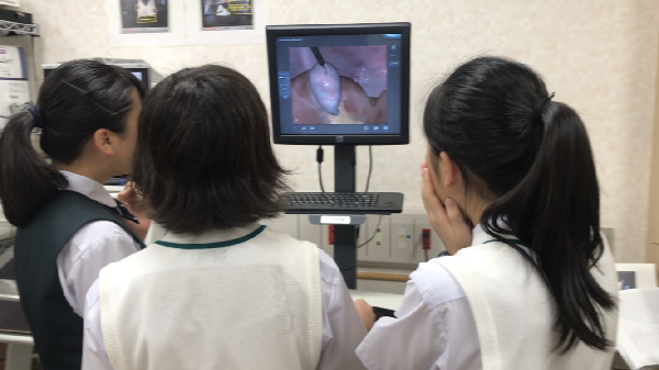 江戸川取手_亀田総合病院にて。胆嚢の内視鏡手術をシミュレーション