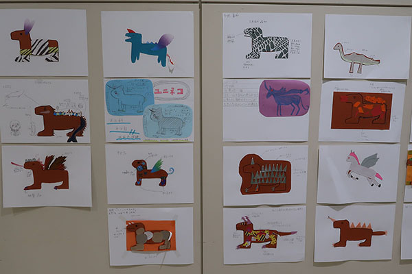 麹町_生徒たちがデザインした動物の姿は実に多種多様！