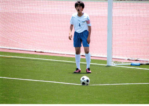 西武台新座_中学ではサッカー部を立ち上げ、初代キャプテンとしてチームを率いていた。