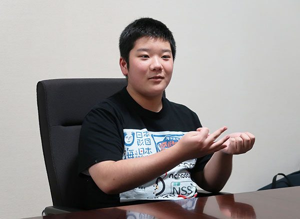 聖学院_岡田和真君(中2)の現在の夢はゲーム制作者になること
