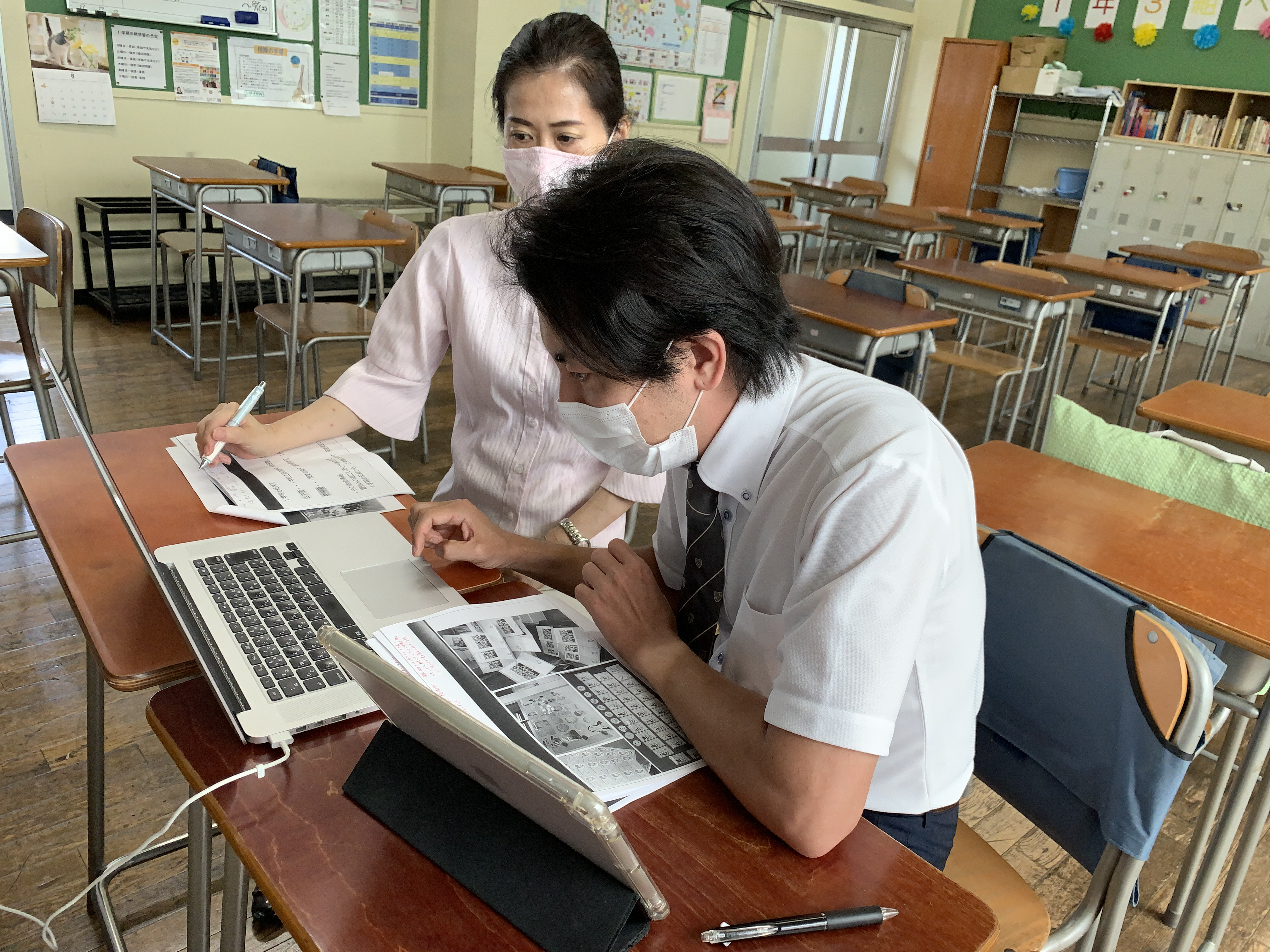 聖徳学園_保護者会などもオンラインで行いました