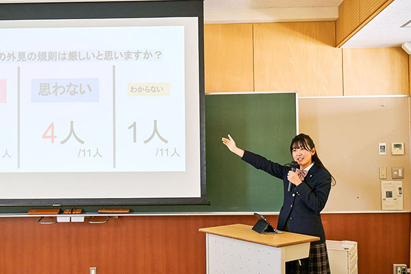 二松学舎柏_日頃からプレゼンテーションの機会も多い