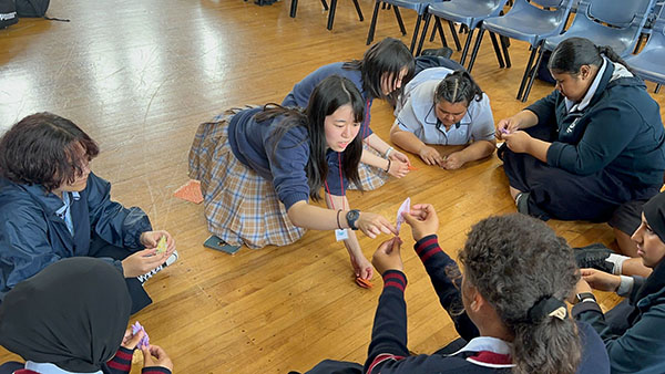 品川女子_現地校での授業の様子