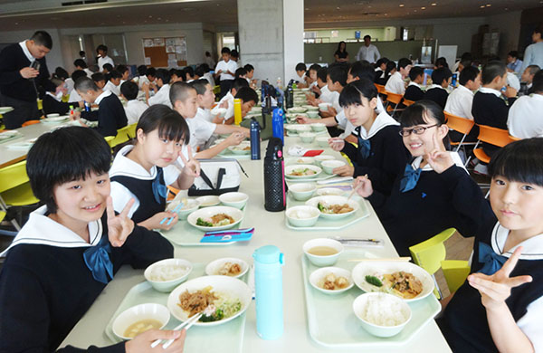 東海大菅生_中学生には「食育」を考えた給食を提供