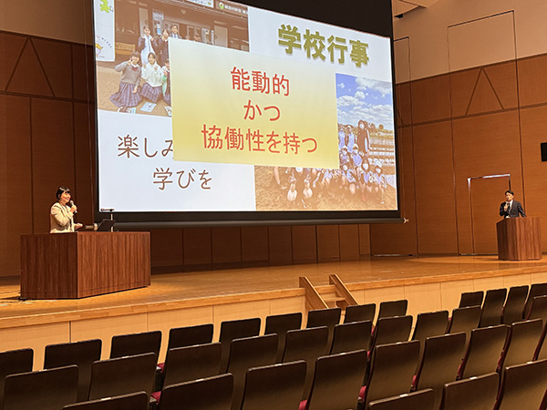 江戸川女子_学校説明会での、先生方が生徒との実際のやりとりを交えながらの語りは人気のコンテンツです