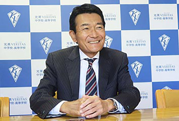 光英VERITAS_校長の川並芳純先生