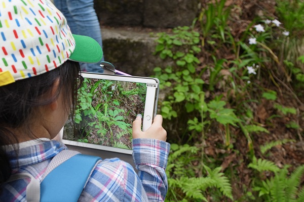 中1スプリングキャンプでもiPadが大活躍